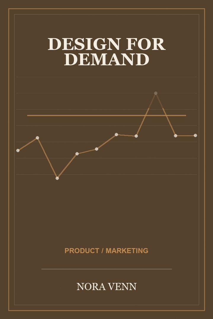 Book cover for Design for Demand by Nora Venn