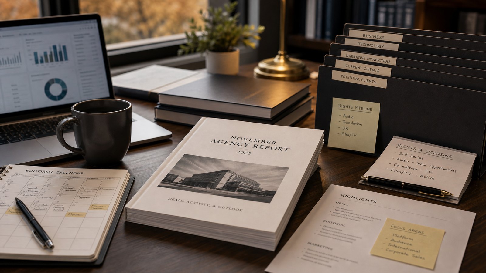 Editorial photograph for translation conversations open for influence architecture with publishing business materials